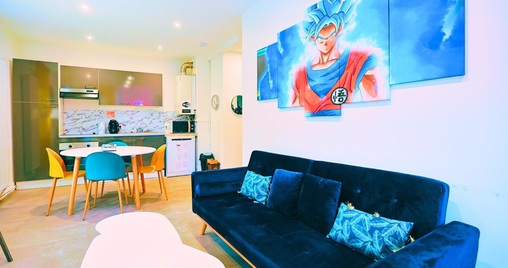 L'aventure: Gaming Haven With Arcade, Billiards & Family-friendly Amenities Apartment