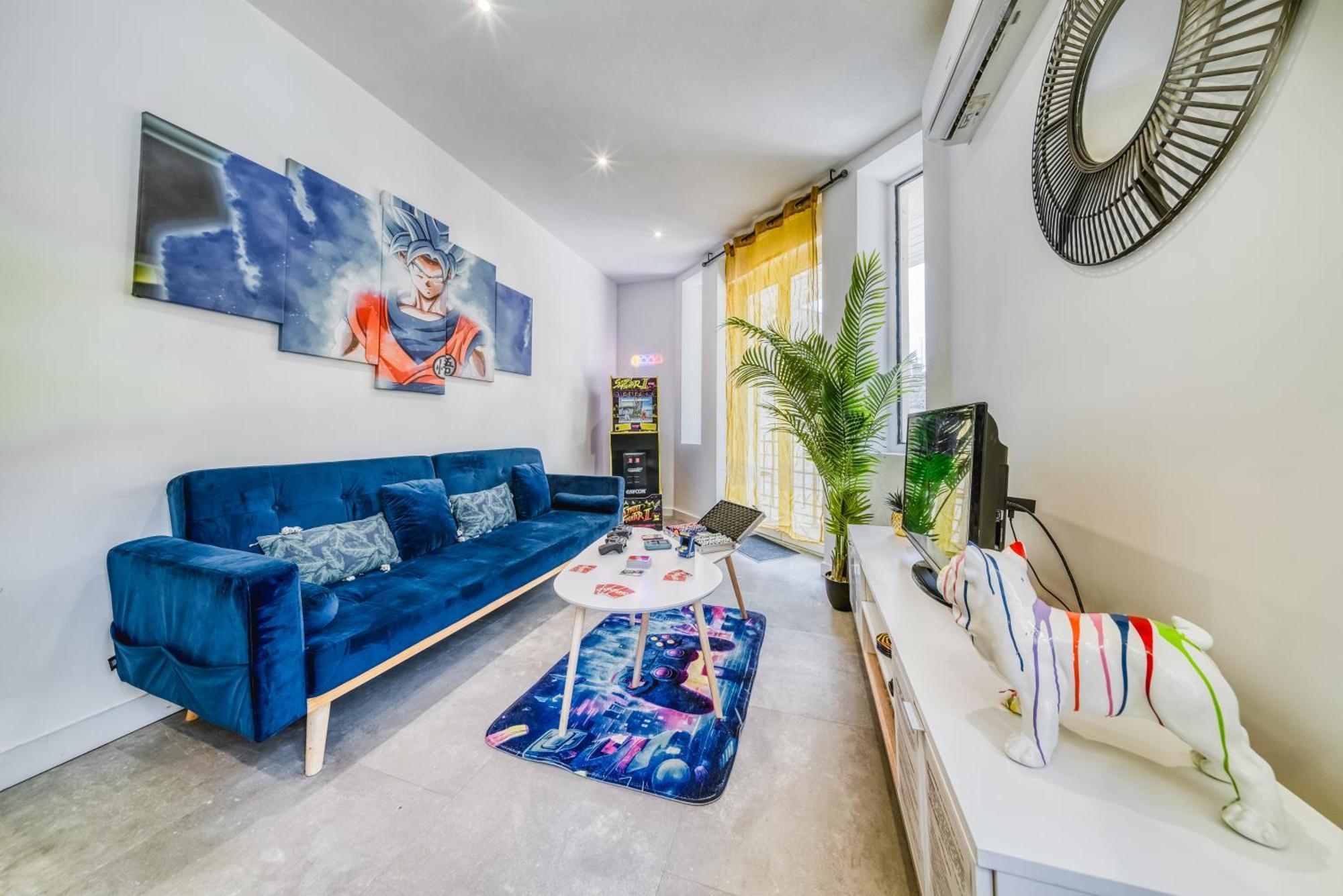 Apartment L'aventure: Gaming Haven With Arcade, Billiards & Family-friendly Amenities Saint-Etienne (Loire)